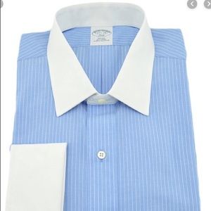 Brooks Brothers Blue White Striped Button Down